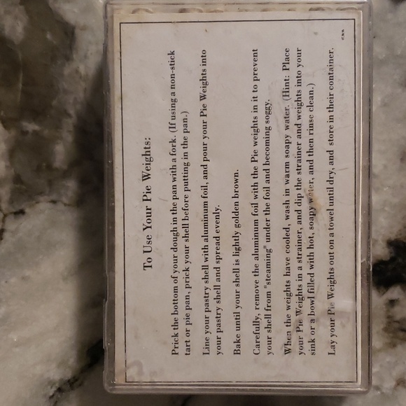 Ceramic Pie Weights. Made in England. - Picture 3 of 3